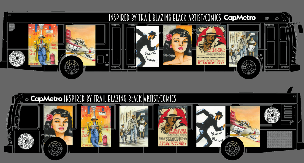 CapMetro's Black History Month bus