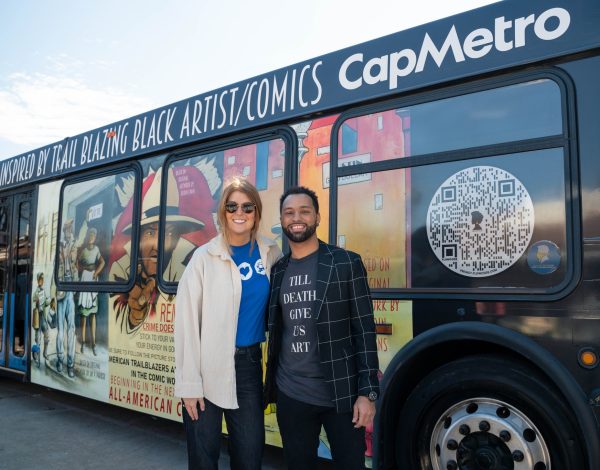 CapMetro Black History Month bus unveiling
