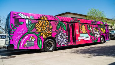 CapMetro's Women's History Month bus