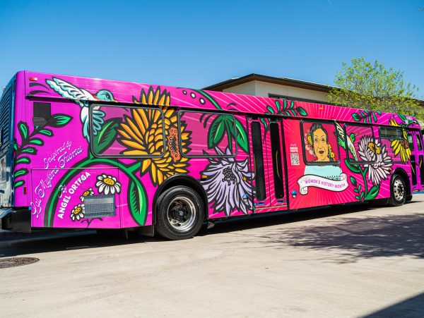 CapMetro's Women's History Month bus