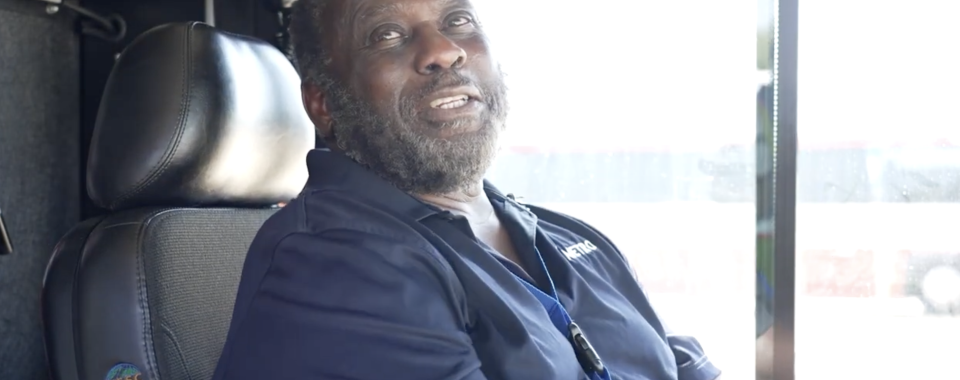 Veteran CapMetro bus operator Ed Swan